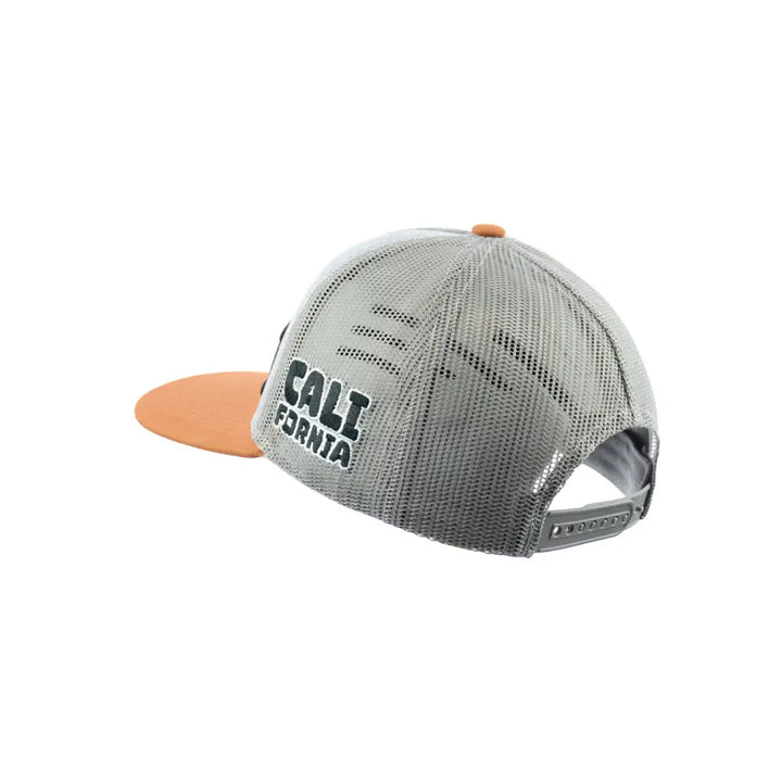 Cali Bear Embroidered Snapback Hat for Street Style