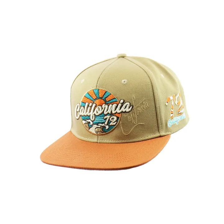 California Embroidered Snapback Hat Fashion Accessory