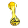 Fumed Glass Hand Pipes With Twisted Helix Design - 4 Inches