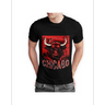 Chicago Half Sleeve Black T-shirt Comfortable and Stylish - Medium