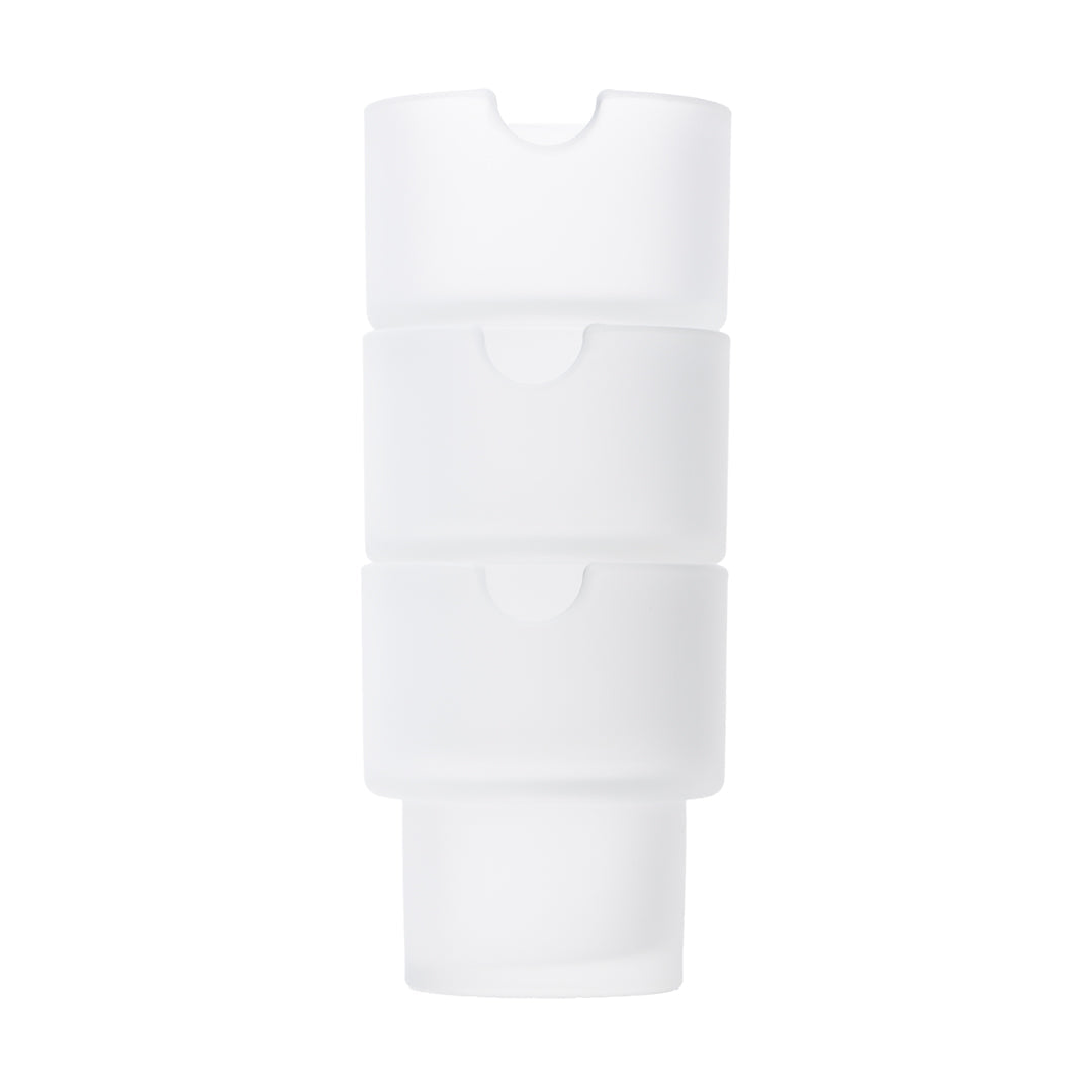 NWTN Home Stackable Glass Ashtray Set