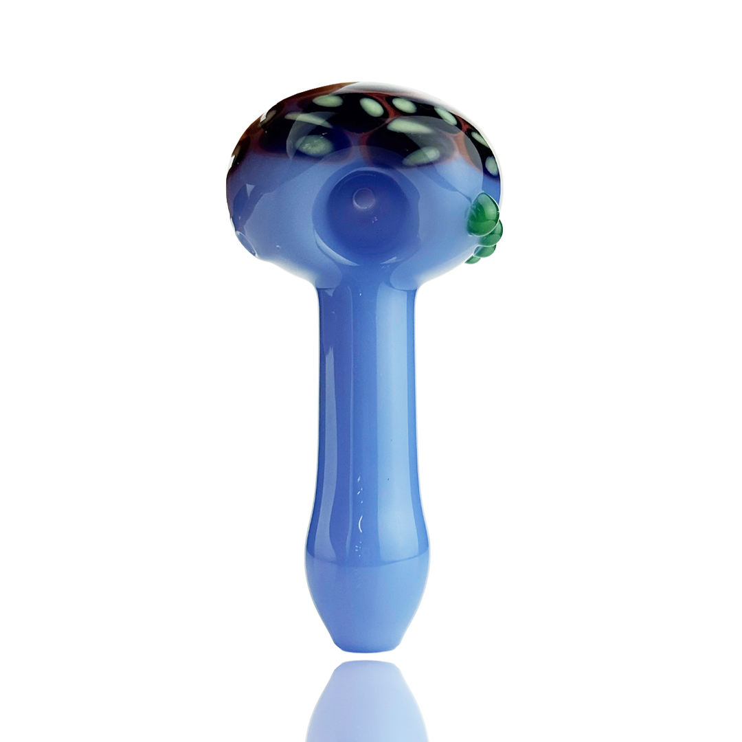4.5" Artistic Head Color Tube Glass Pipe