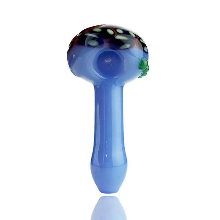 4.5" Artistic Head Color Tube Glass Pipe