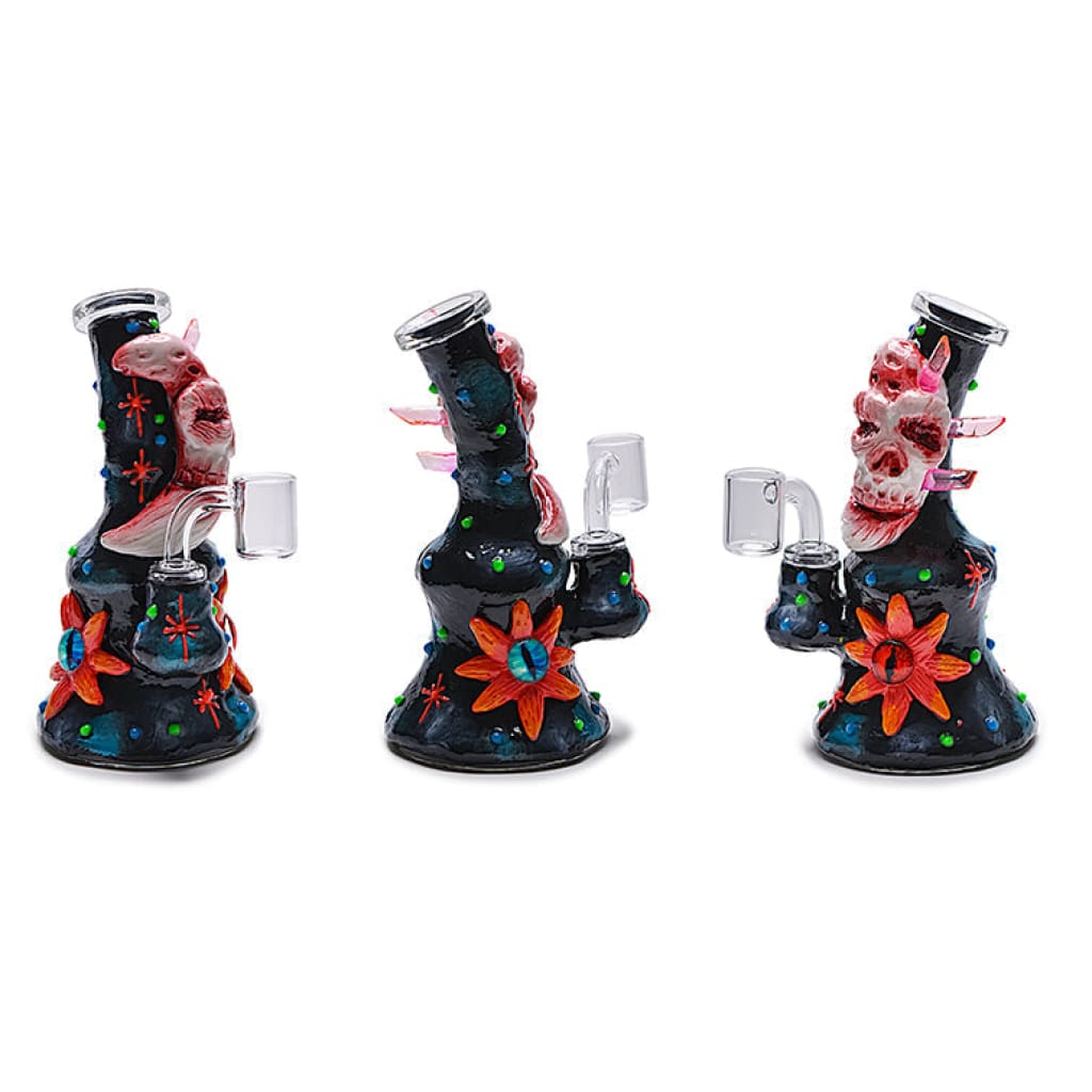 Clay Monster Moon Dab Rig 7 Inch Glowing Alien Design – MHGP