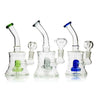 Compact 6 Drum Lines Bong with 14mm Bowl for Smooth Smoking