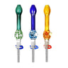 Confetti Bubble Dab Straw With Titanium Tip