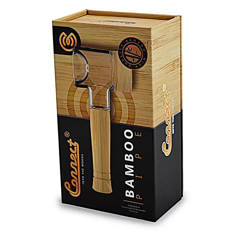 Connect Natural Wood Spoon Pipe for Eco-conscious Collectors