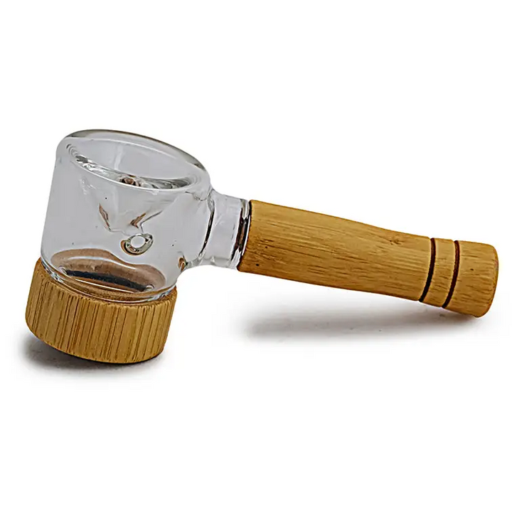 Connect Natural Wood Spoon Pipe for Eco-conscious Collectors