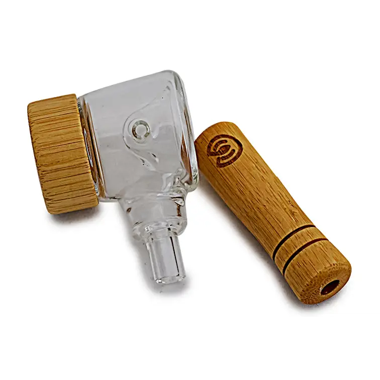 Connect Natural Wood Spoon Pipe for Eco-conscious Collectors