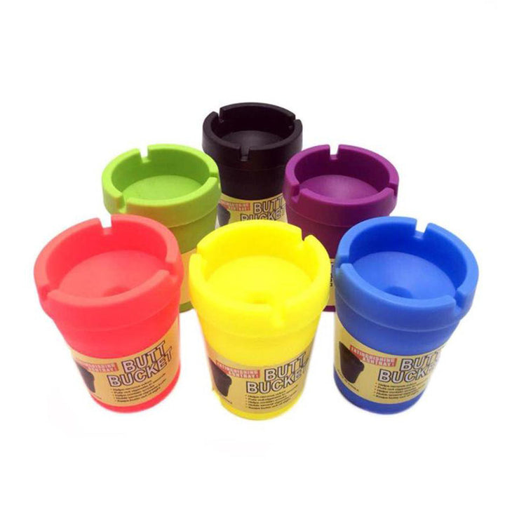 Luminous Plastic Car Ashtray Butt Bucket