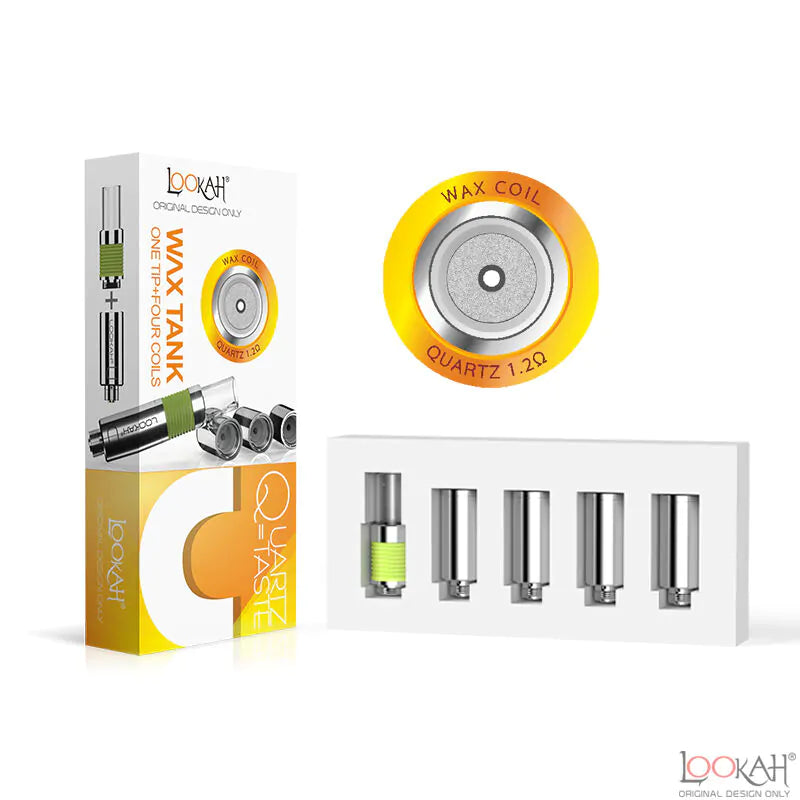 Lookah 510 Wax Quartz Coils + Mouthpiece (4-Pack)