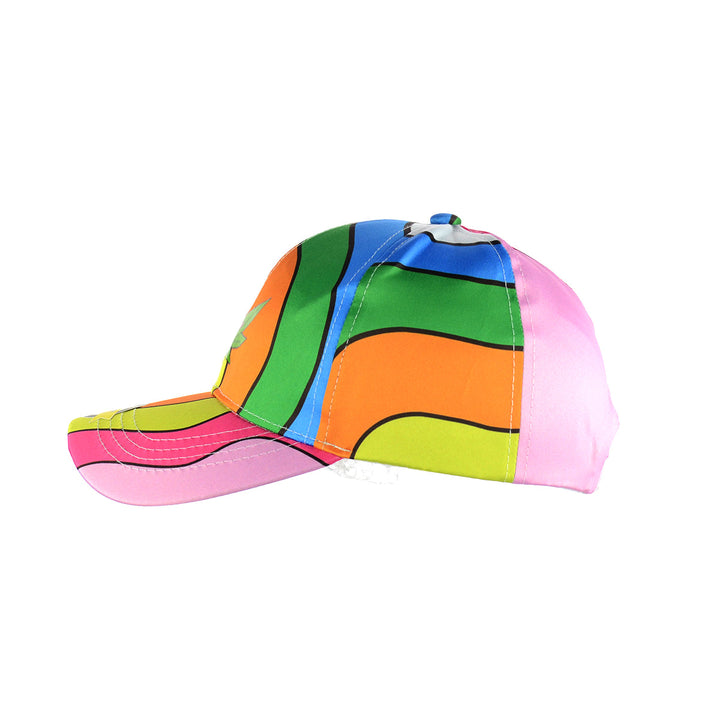 Rainbow Leaf Design Baseball Cap