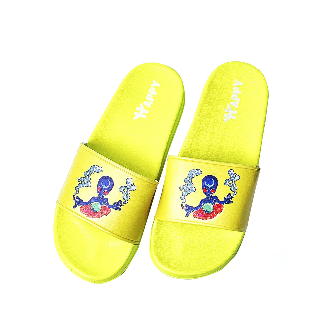 Alien Print Slide Sandals 4-Pack