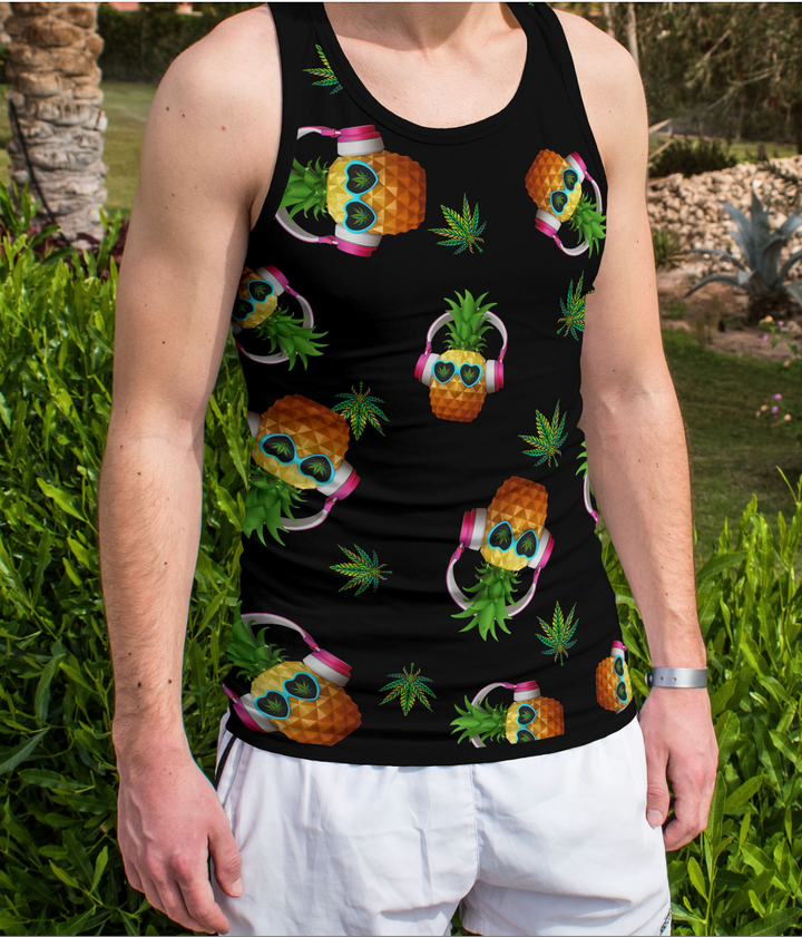 Black Polyester Tank Top 6-Pack
