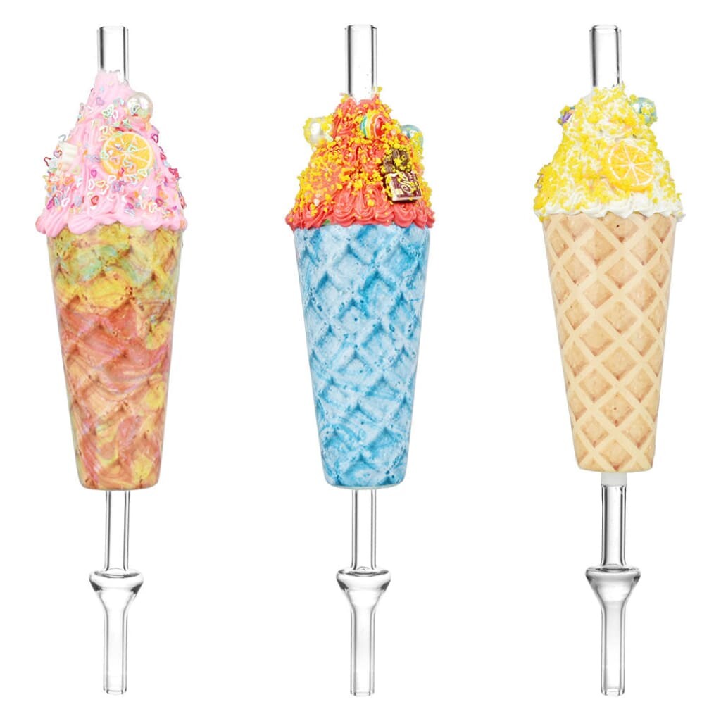 Dabtized Ice Cream Dab Straw - 10’ / 10mm f / Colors Vary