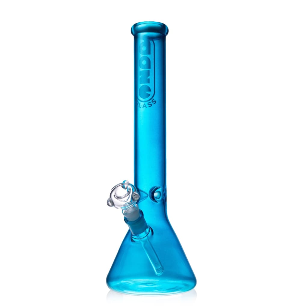 Daze Glass - 16’ Metallic Blue Glass Water Pipe