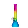 Rainbow Glass Water Pipe by Daze Glass
