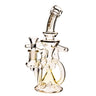 Fumed Glass Water Pipe Recycler with Mesmerizing Visual Effect