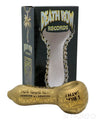 Metallic Gold Death Row Etched Hand Pipe