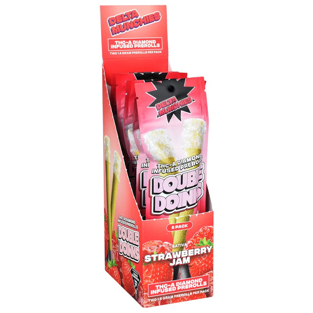 Delta Munchies Double Doink Thca Preroll Pack With Kief Coating