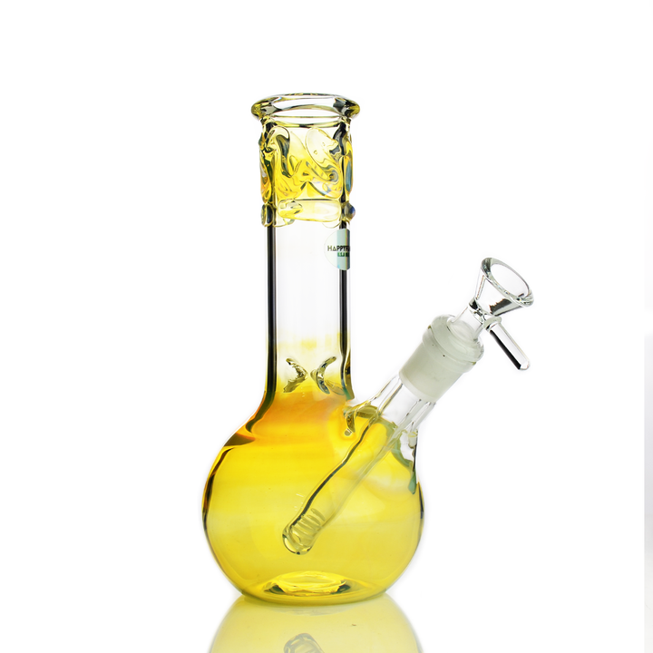 8-inch Fumed Glass Sphere Base Water Pipe
