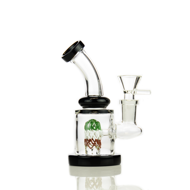 5.5" Slime Bong with Wire Shower Perc, 14mm Bowl