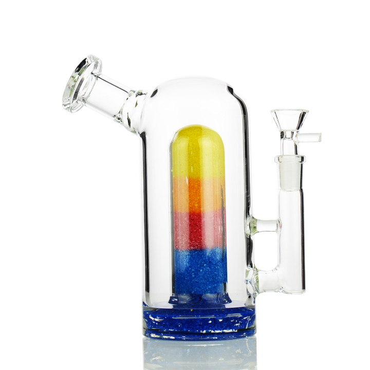 8" Jelly Shower Perc Water Pipe - 14mm Male Bowl