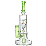 Dna Dab Rig with Spider Web Perc and Dna Shaped Perc