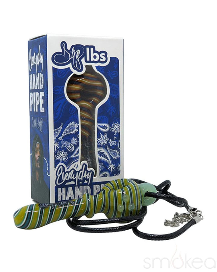 Compact Glass Spoon Pipe with Necklace