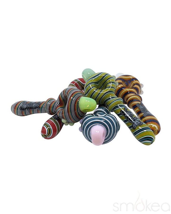 Compact Glass Spoon Pipe with Necklace