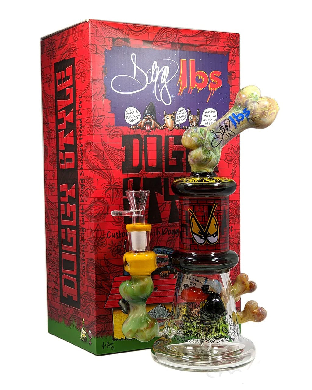 Doggystyle Tribute 11" Glass Water Pipe