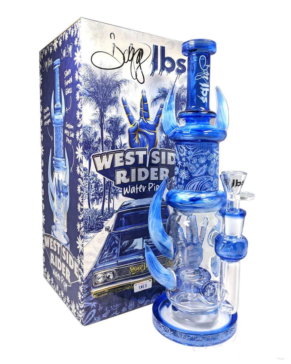 Dogg lbs Westside Rider 12-Inch Water Pipe