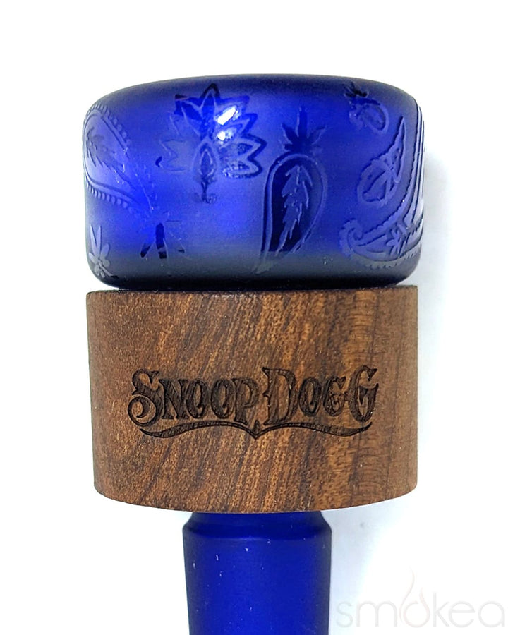 Dogg lbs Frosted Paisley Straight Water Pipe 8in