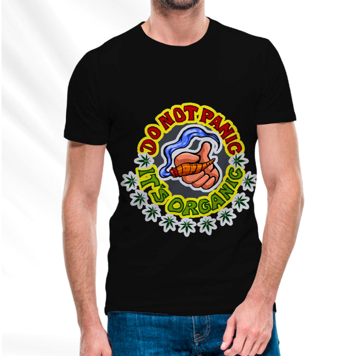 Black 'Do Not Panic' T-Shirt 5-Pack