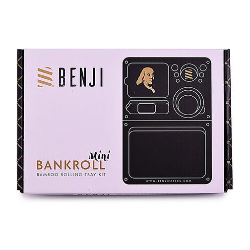 Benji Bankroll Mini Bamboo Rolling Tray Kit
