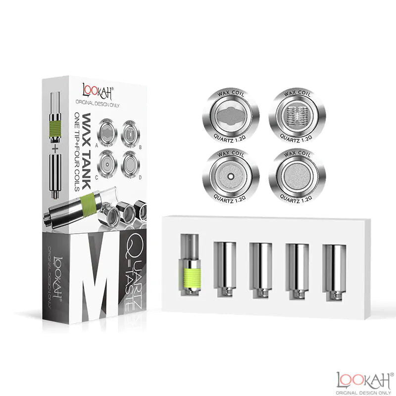Lookah 510 Wax Quartz Coils + Mouthpiece (4-Pack)