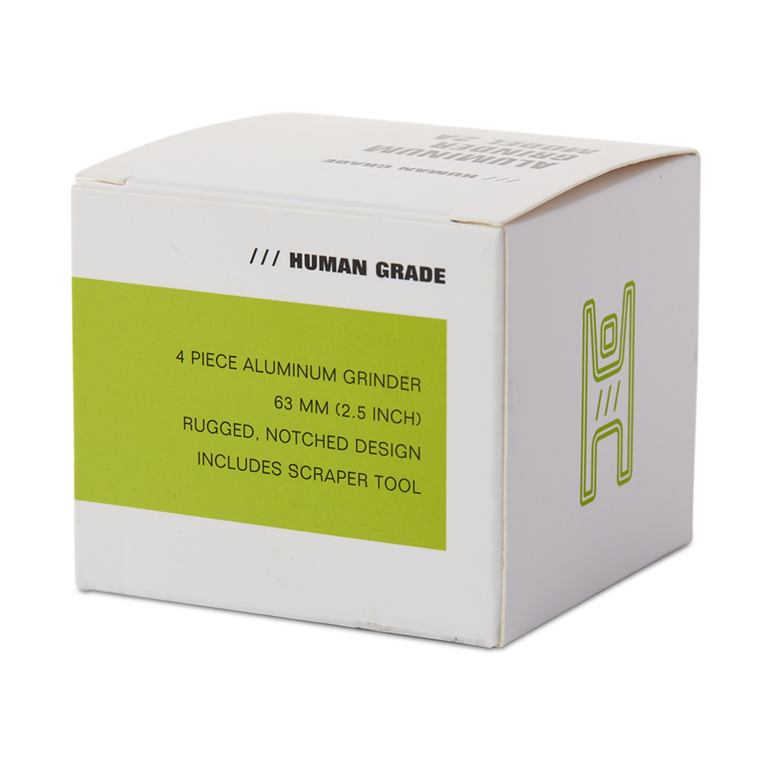 Human Grade 2.5" 4-Piece Dry Herb Grinder