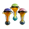 4.5in Slime Head Gold Fume Hand Pipe