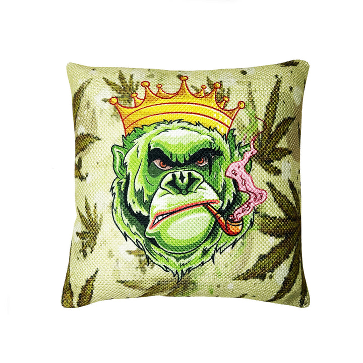 Gorilla Print Handloom Cushion 1.5ft Square