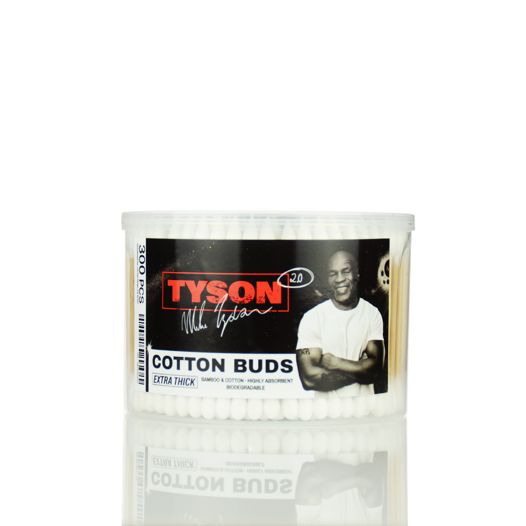 Extra Thick Cotton Buds - 300 Count Jar