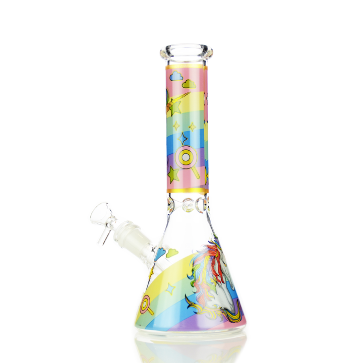 10 Inch Unicorn Beaker Water Pipe with 14mm Bowl