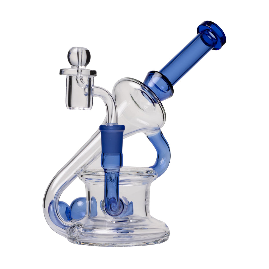 7.5" Triple Marble Recycler Dab Rig