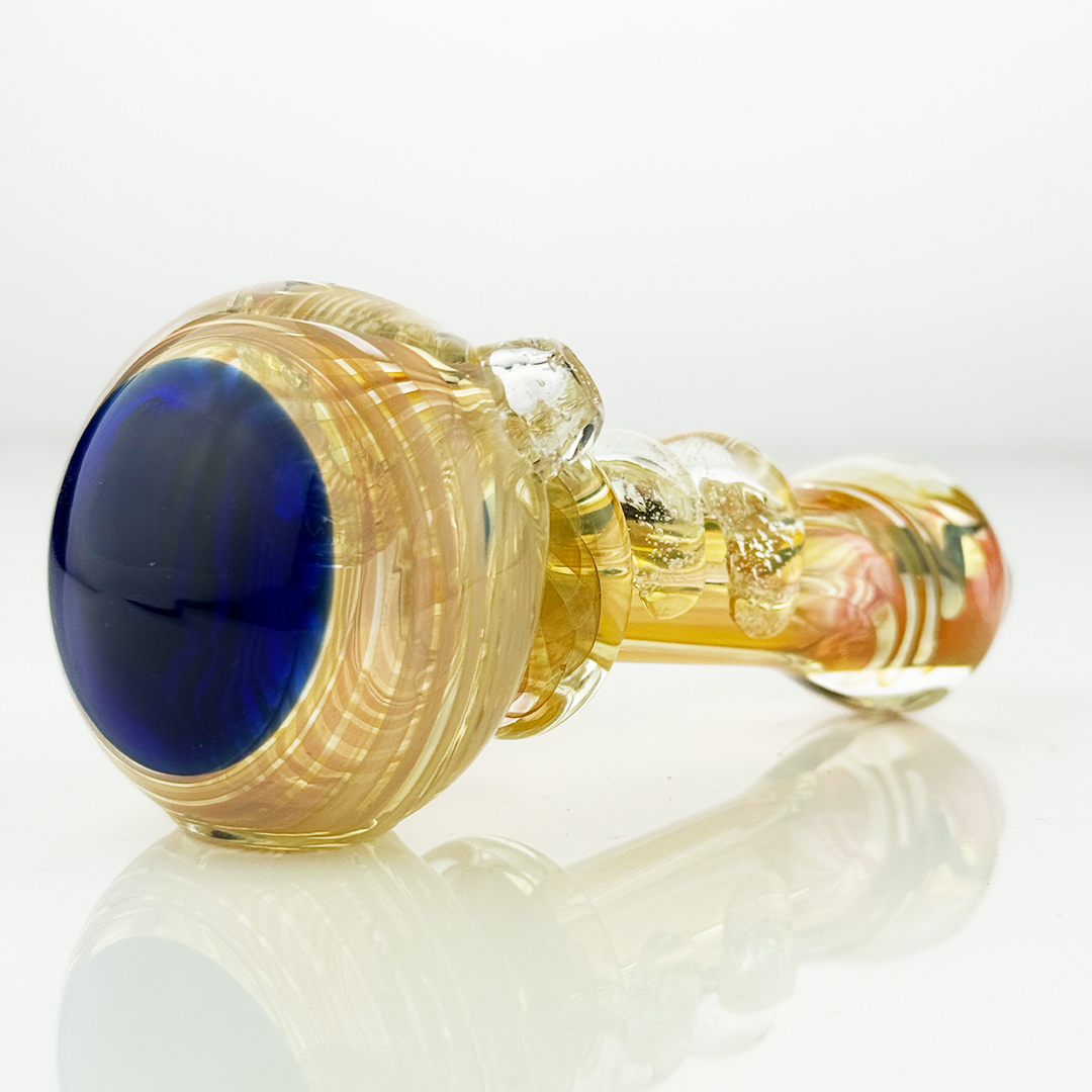 4.5in Gold Fume Spoon Glass Pipe