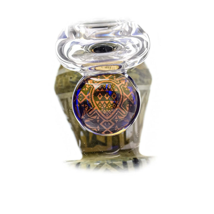 Etch Dab Rig V2 with Slitted Cut Perc and Thick Glass