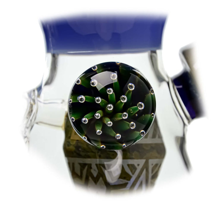 Etch Dab Rig V2 with Slitted Cut Perc and Thick Glass