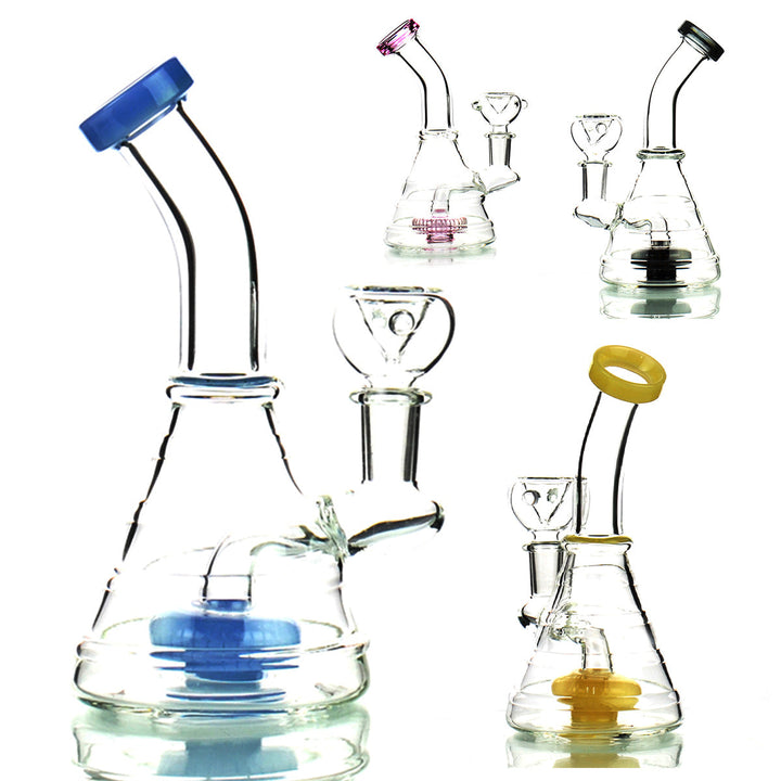 6 Inch Conical Bong with Round Perc