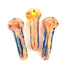 Compact Gold Art Glass Spoon Pipe