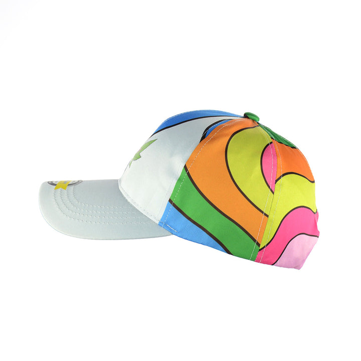 Rainbow Leaf Design Baseball Cap