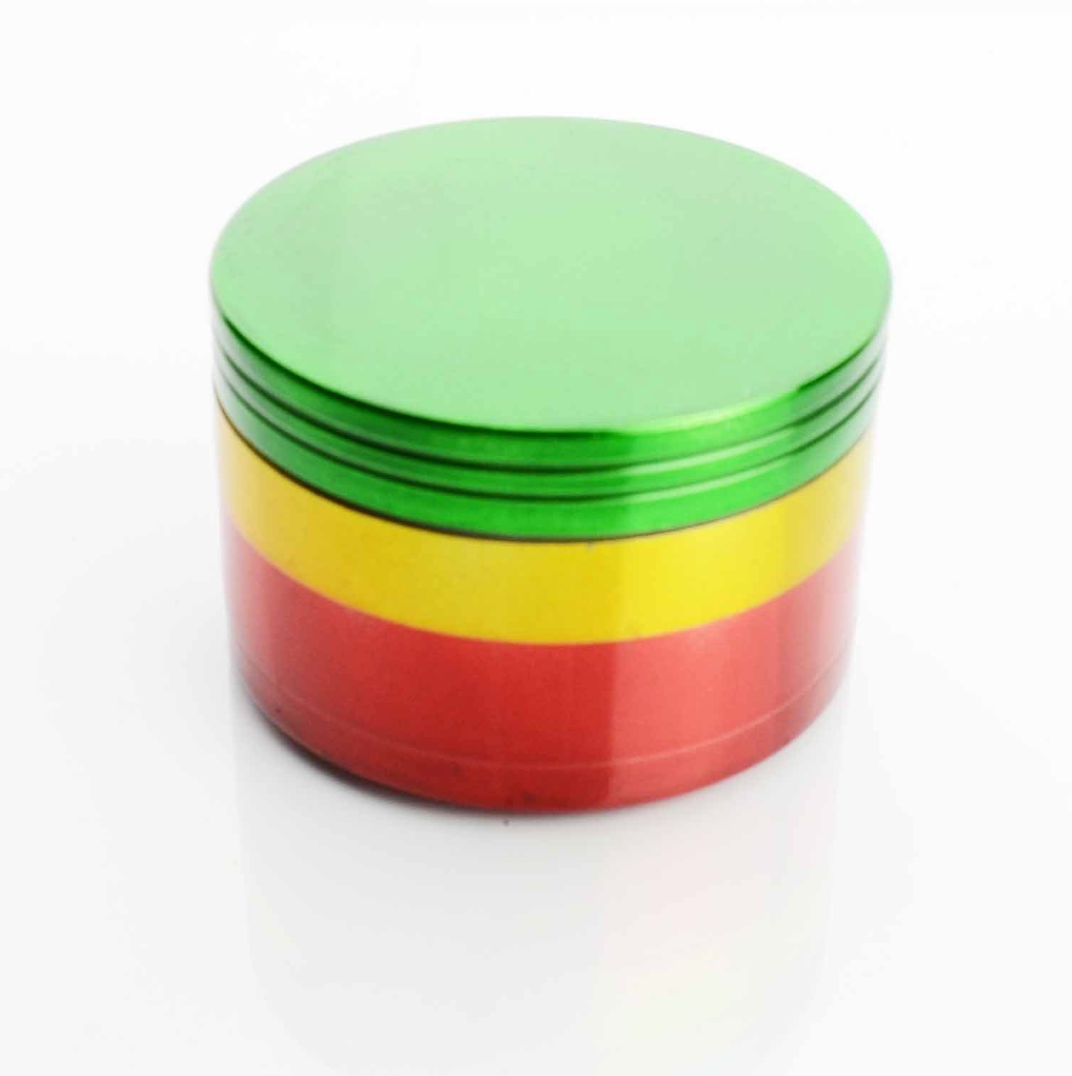 56mm Rasta Color Dry Herb Grinder