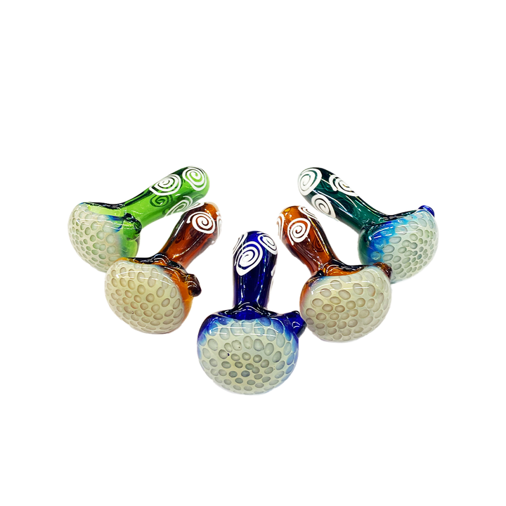 4.5 Inch Honeycomb Head Glass Tube Pipe